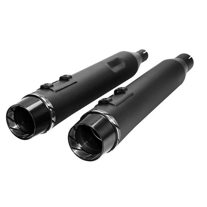 Slip On 4" Mufflers Exhaust Pipe for Harley Glide Road King 2017-2025