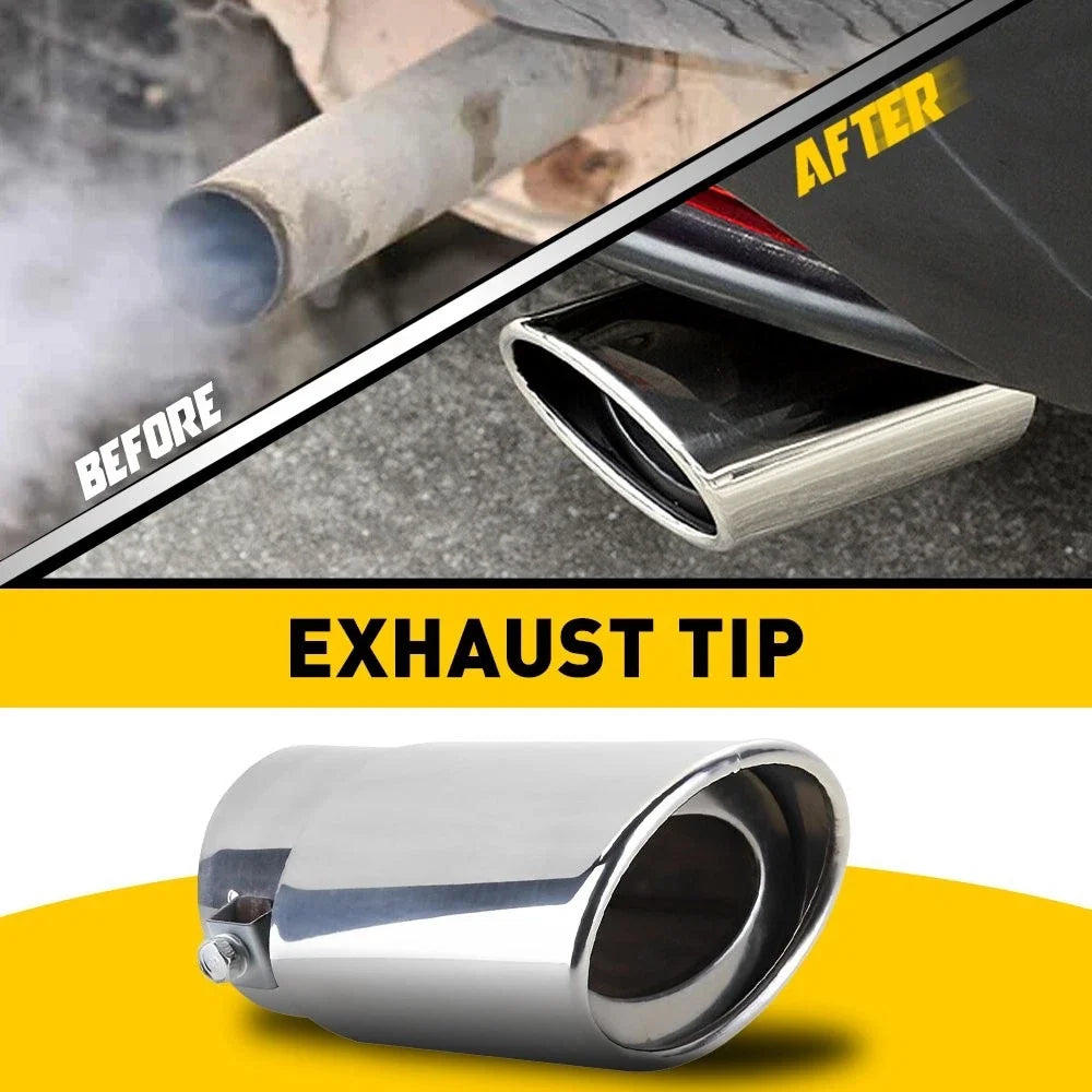Chrome Exhaust Pipe Tail Tip for