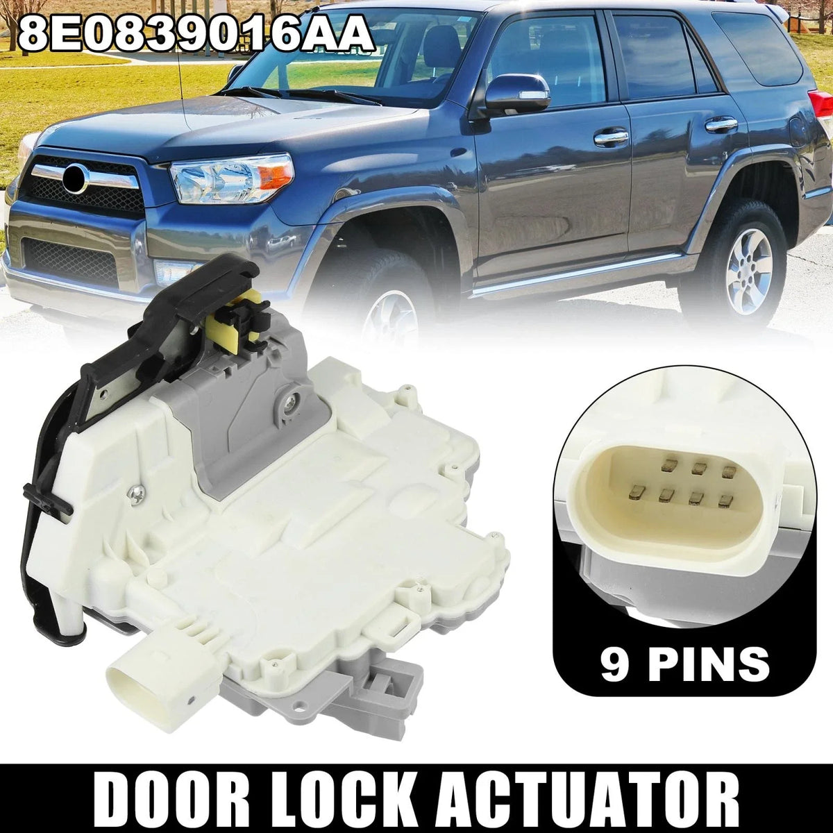 8E0839016AA Door Lock Actuator for Audi A3 A6 A8 (2000–2012)