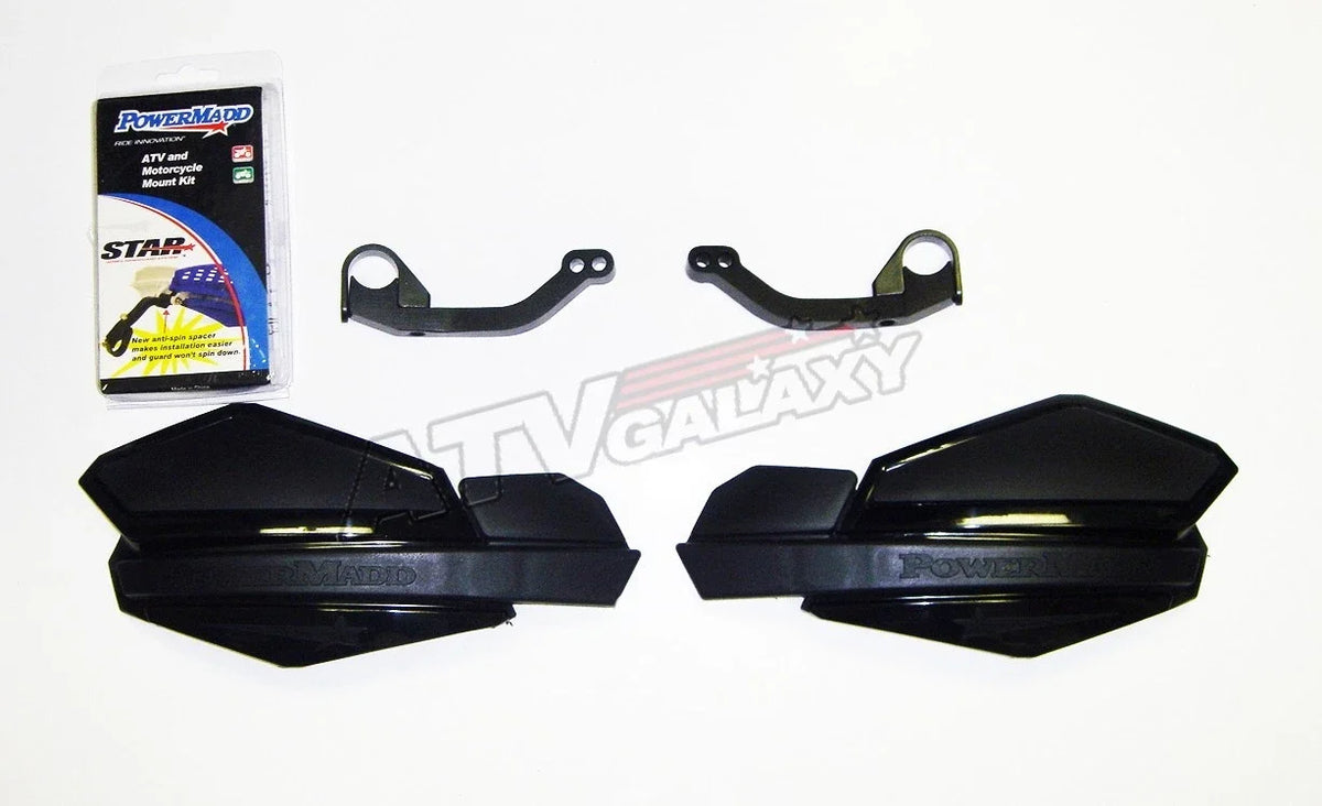 Powermadd Hand Guards for Ski-Doo Snowmobiles (Universal, Mount Kit Included)