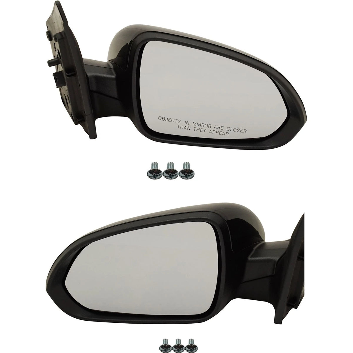 Power Mirrors for Hyundai Accent (2018–2022) Driver & Passenger Side Paintable
