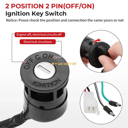 Key Ignition Switch for Honda ATC250ES 1985-1987 35100-HA0-027