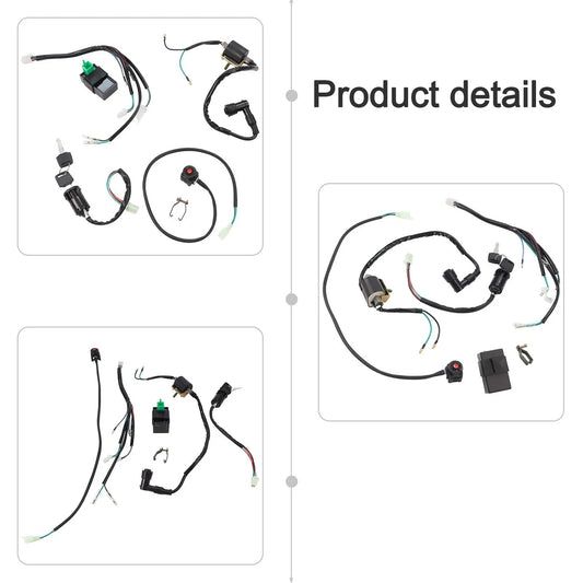 Wiring Harness and CDI Ignition Kit for 50cc to 125cc (2000–2023)