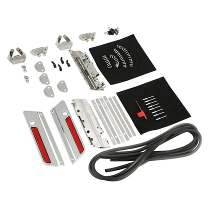 Saddlebag Hardware Latch Hinge Lock Kit for Harley Road Glide (1993–2013)