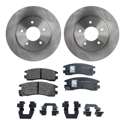 Rear Brake Pads and Disc Rotors Set for Chevy Olds Cutlass