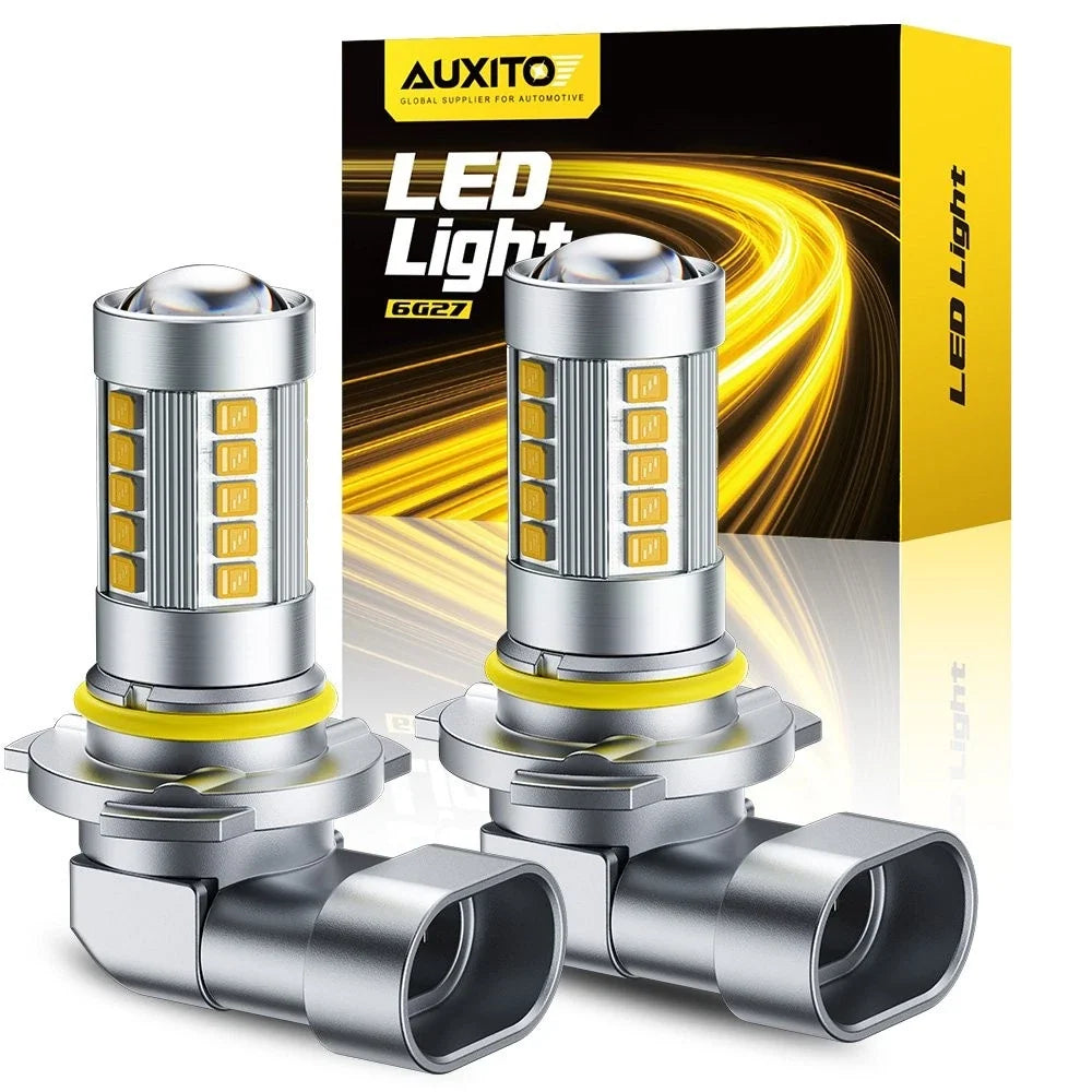 LED Headlight Bulb 9006 for Fog Light - AUXITO 3000K Golden Yellow