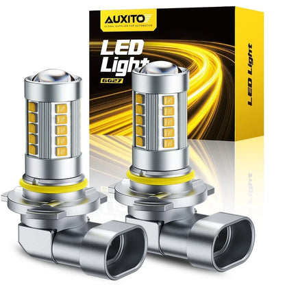 LED Headlight Bulb 9006 for Fog Light - AUXITO 3000K Golden Yellow