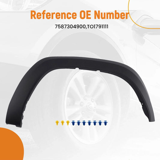 Passenger Side Fender Flare for Toyota Tacoma (2016–2021) 7587304900 RH