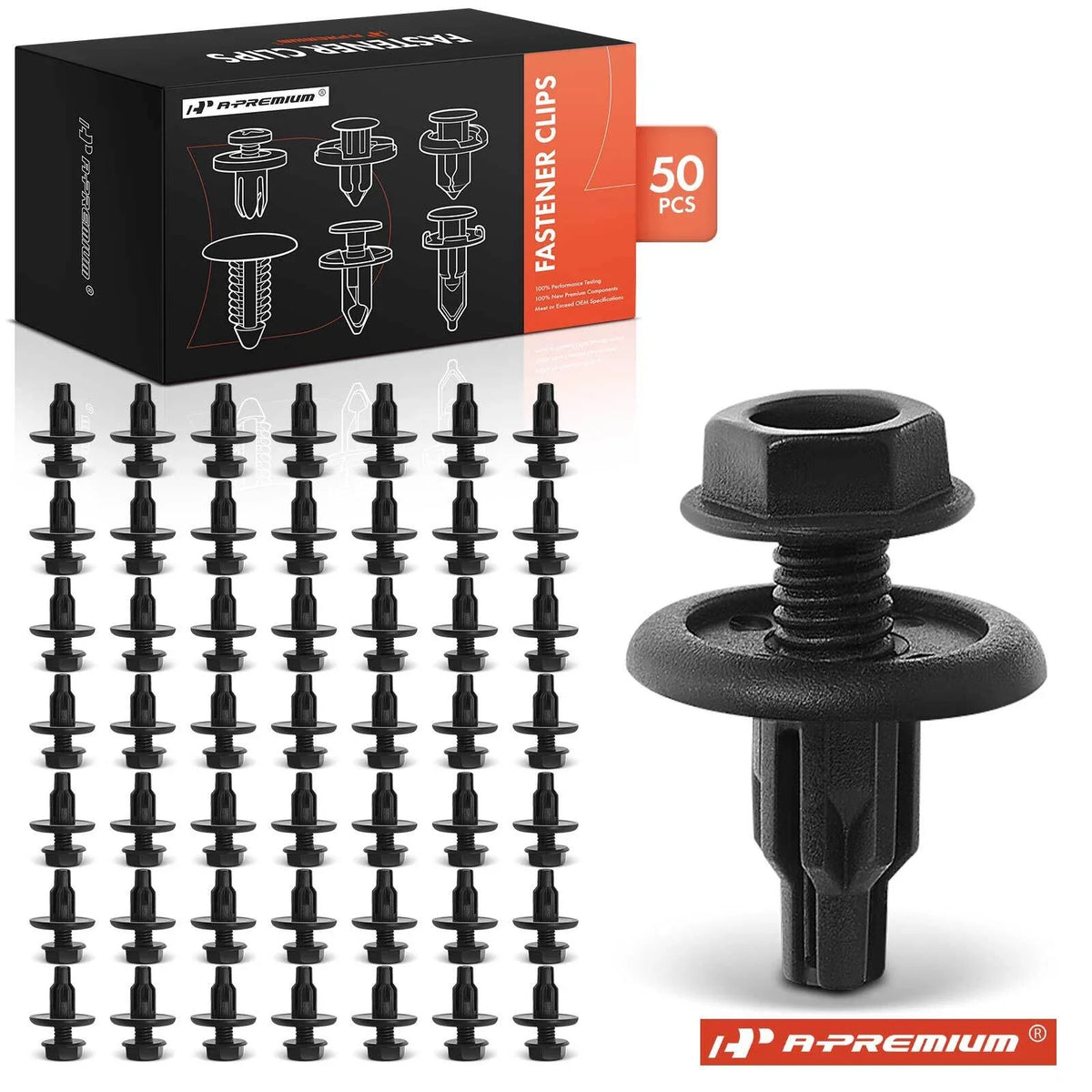 50x Splash Shield Push-Type Retainer Clips for Honda CR-V Civic (2001–2023)