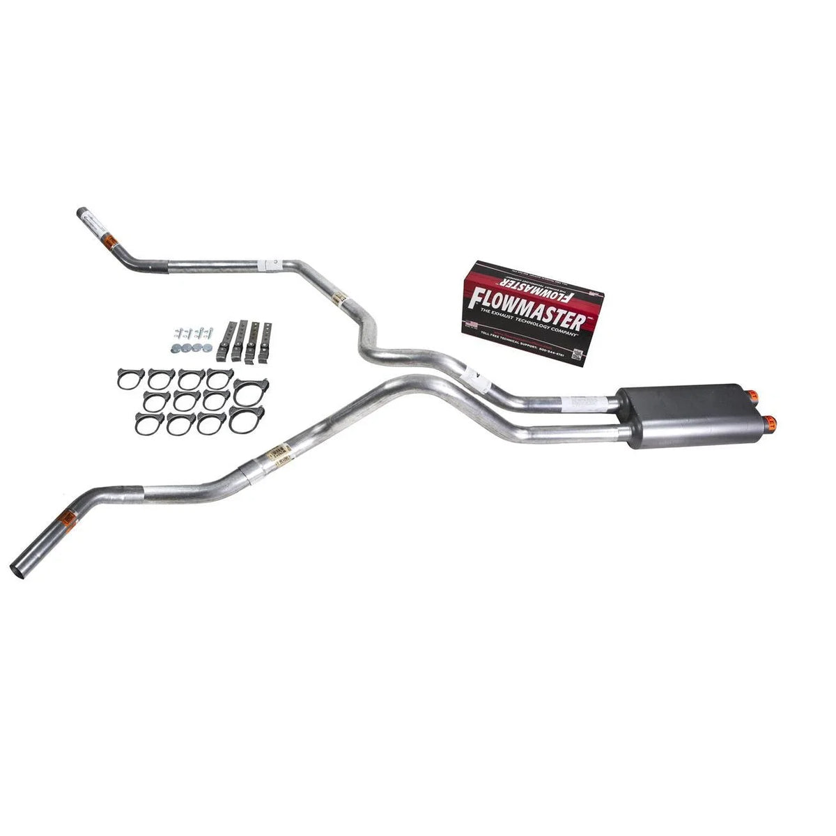 Dual Exhaust Pipe for Silverado 1996–1999 (2.5" Mandrel Bend)