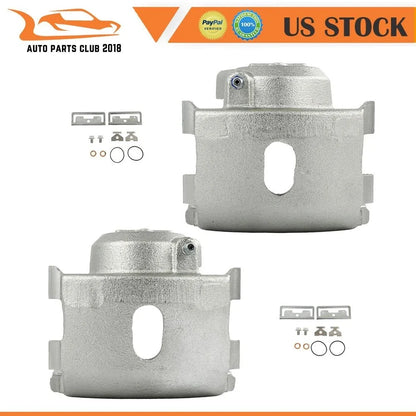 2pc Brake Calipers for Chrysler Town & Country and Dodge B150/B250/D250/D350
