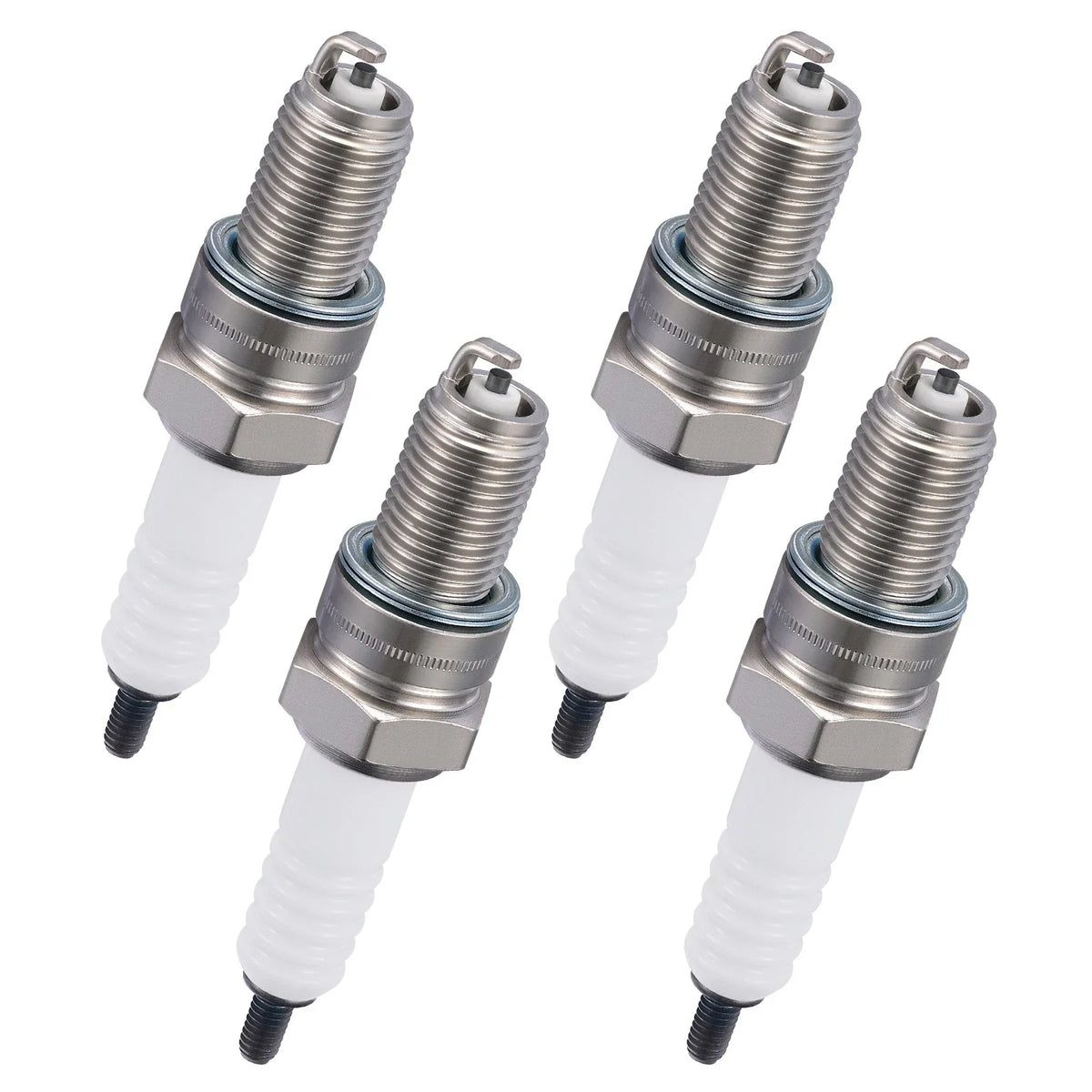 4-Pack Spark Plugs 7162 Compatible with Suzuki TU250 2011-2017