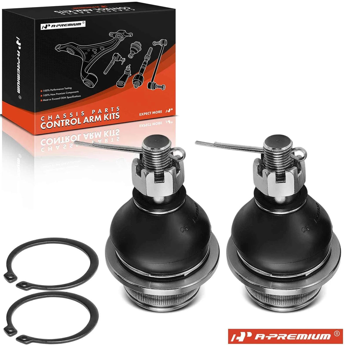2X Front Lower Ball Joints for Ford Explorer (2006–2010)