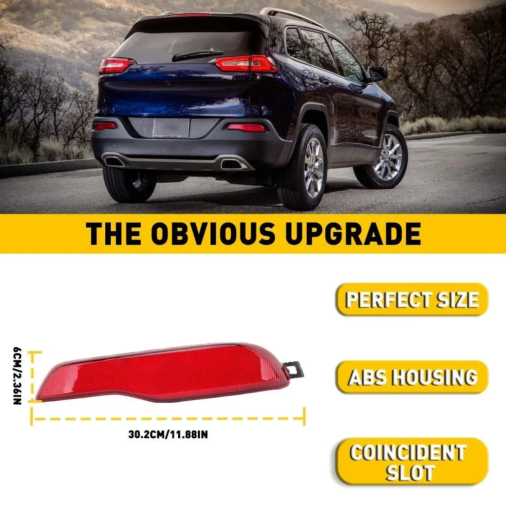Rear Right Bumper Reflector Stop Light for 2014–2018 Jeep Cherokee