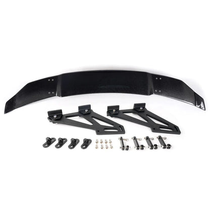 Universal Rear Trunk Spoiler for Racing Vehicles (Adjustable Carbon Fiber)