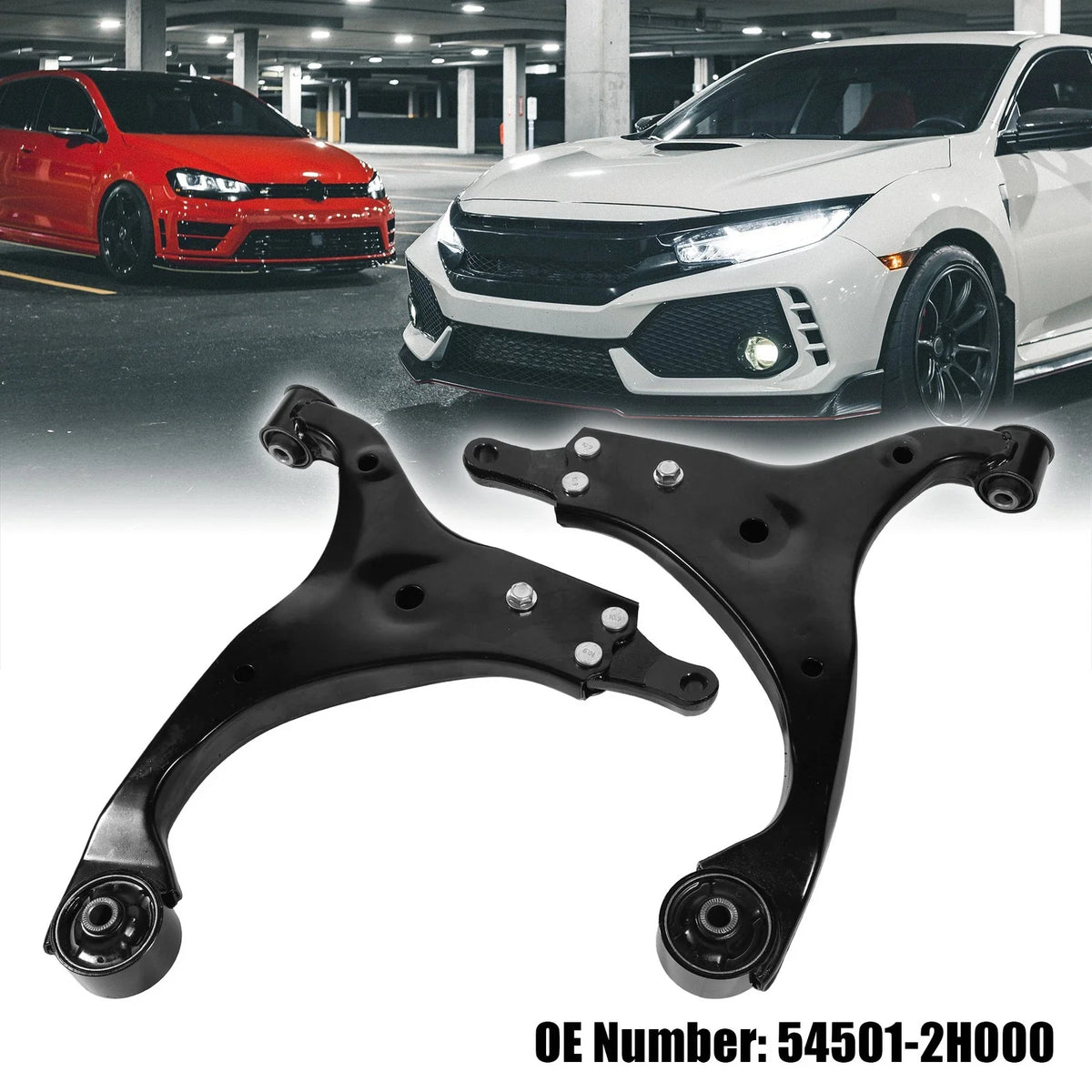 1 Pair Suspension Wishbones Arms 54501-2H000 for Kia Ceed (2007–2013)