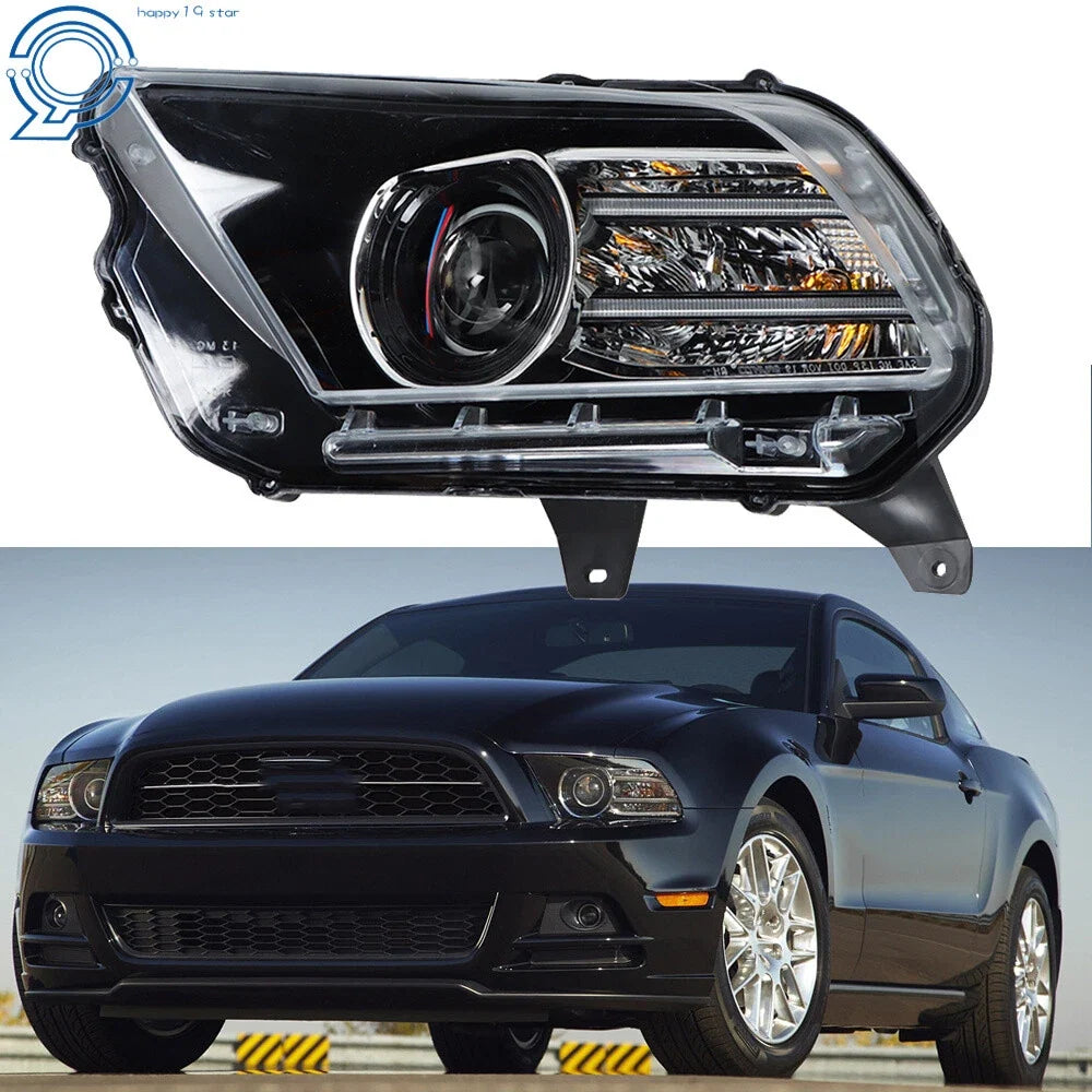 HID Headlight for Ford Mustang (2013–2014) Projector with LED DRL Left Side