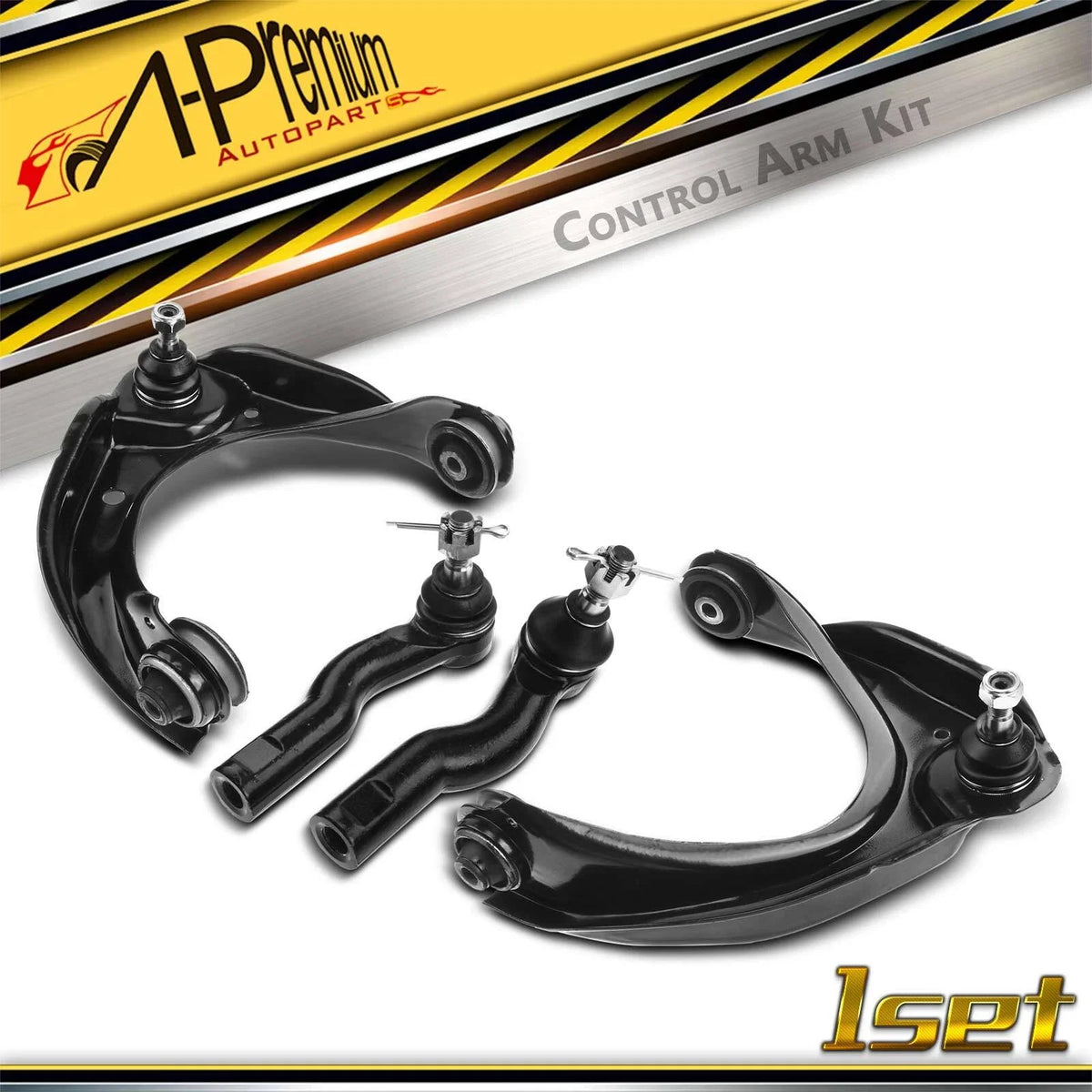 Set of 4 Front Control Arm Ball Joints for Ford Fusion (2010–2012)