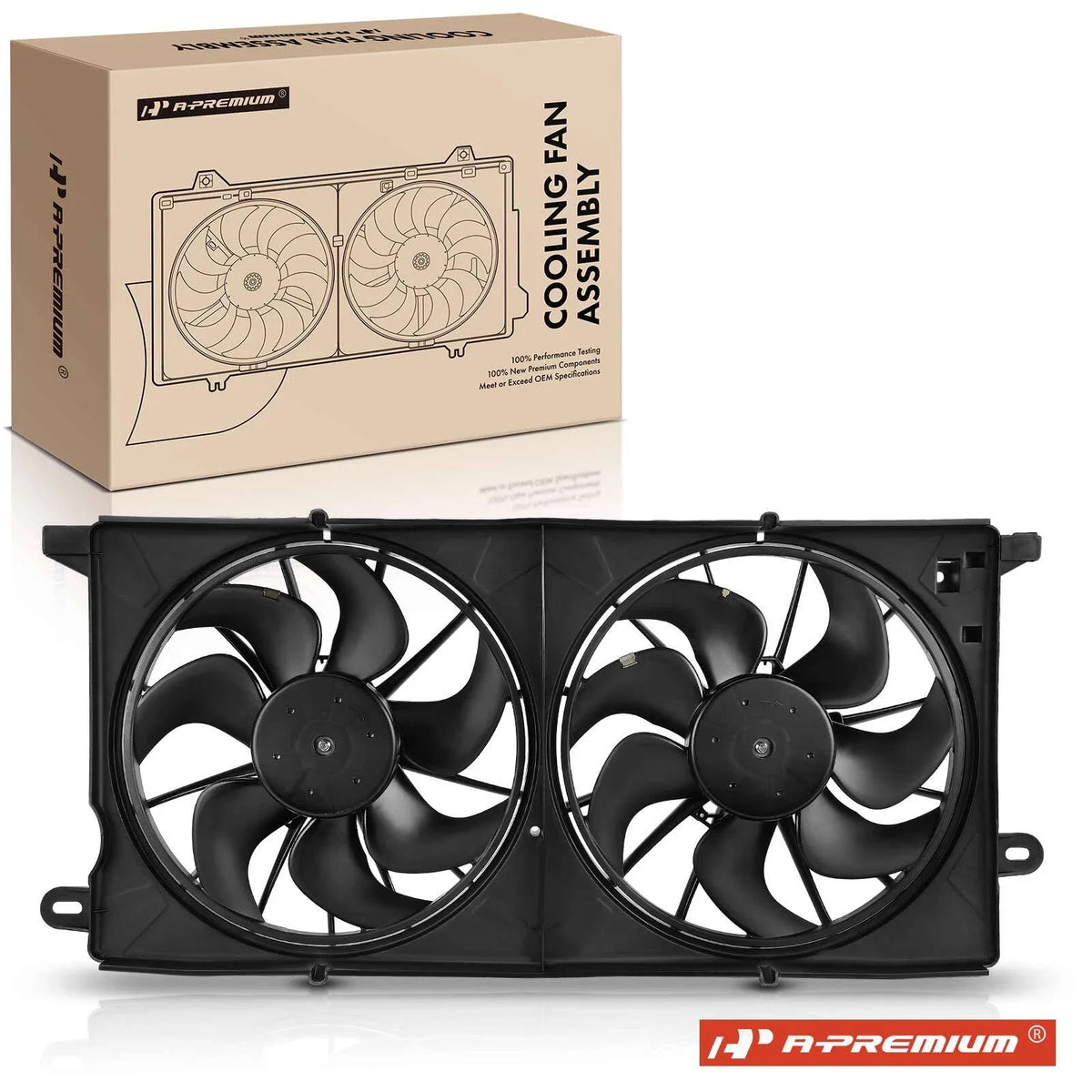 Dual Cooling Fan Assembly for Buick LeSabre (2000–2005)