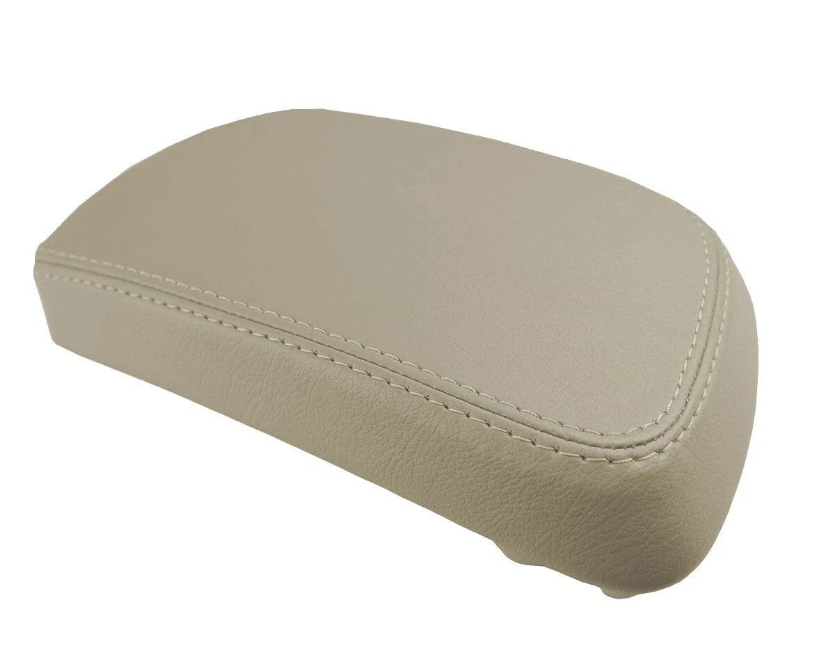 Leather Console Lid Pull Over Cover for Toyota Yaris (2008–2011) Beige