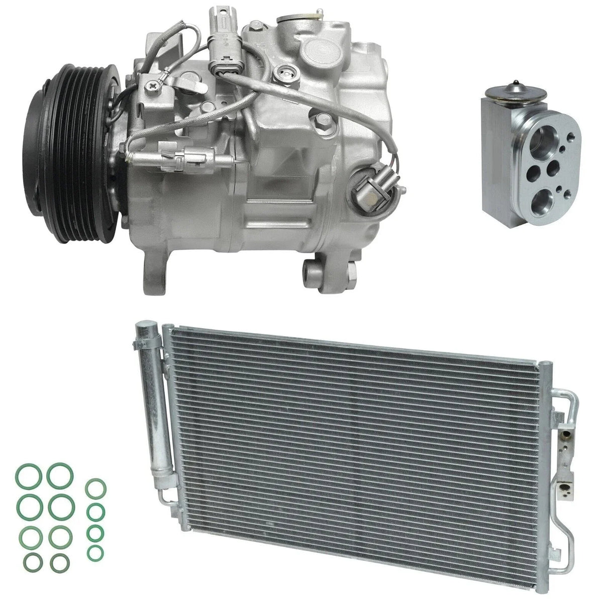 AC Compressor Kit With Condenser for BMW 428i 2.0L (2014–2015)