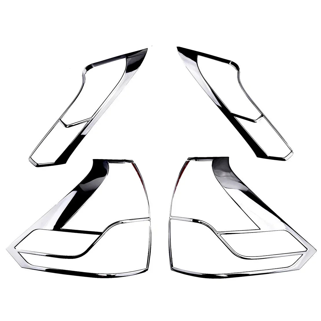 Set of 4 Tail Light Frame Covers for Honda CR-V (2012-2014)