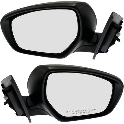 Set of 2 Power Mirrors for Mazda CX-9 (2010–2015) Heated Flat Glass Paintable