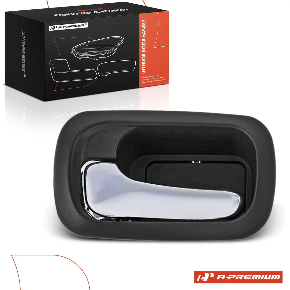 Chrome & Gray Interior Door Handle for Honda CR-V (2002–2006)