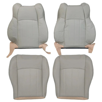 Light Gray Leather Seat Covers for 2005–2010 Chrysler 300C