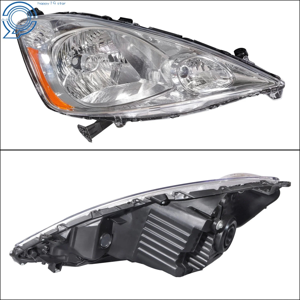 Chrome Headlight Halogen for Honda Fit Sport (2009-2011)