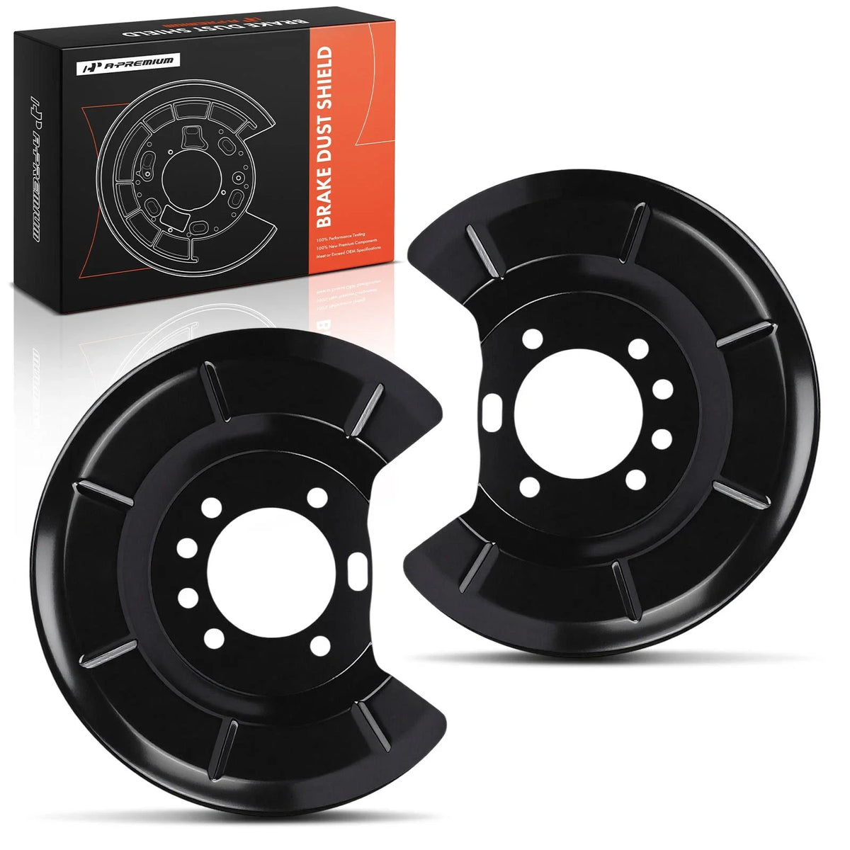2X Rear Brake Dust Shields for Ford Escape (2013–2016)