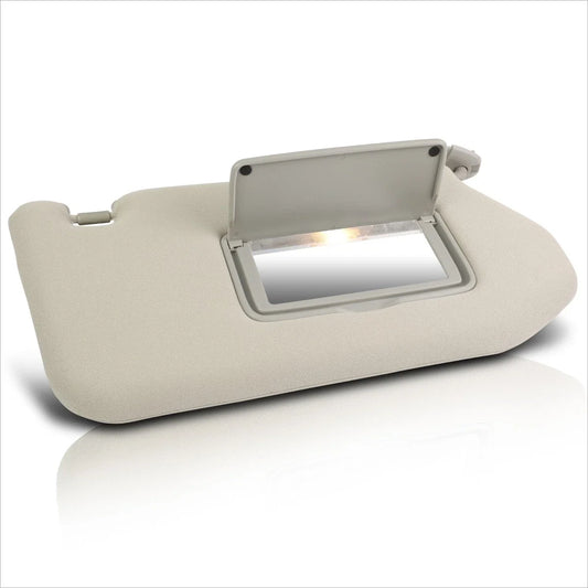 Passenger Side Sun Visor for Pathfinder QX60 (2013–2014) w/Vanity Light Grey