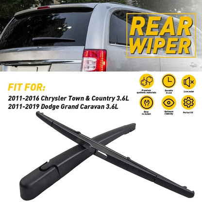 Windshield Wiper Arm Blade - Rear for Dodge Grand Caravan 2012-2019