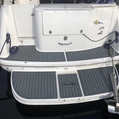 EVA Foam Faux Teak Deck Flooring Mat for 2011 Sea Ray 210 SLX