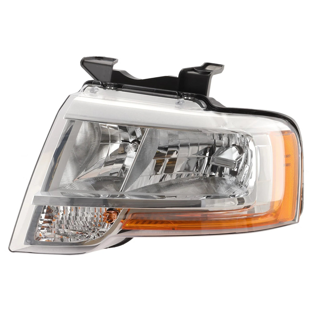 Left Headlight for Ford Expedition (2015–2017) Halogen Reflector Chrome