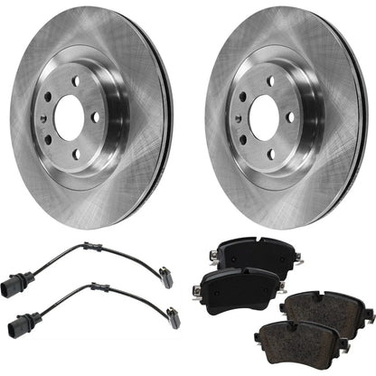 Rear Brake Disc Rotors and Pads Kit for Audi A6 Quattro (2019)