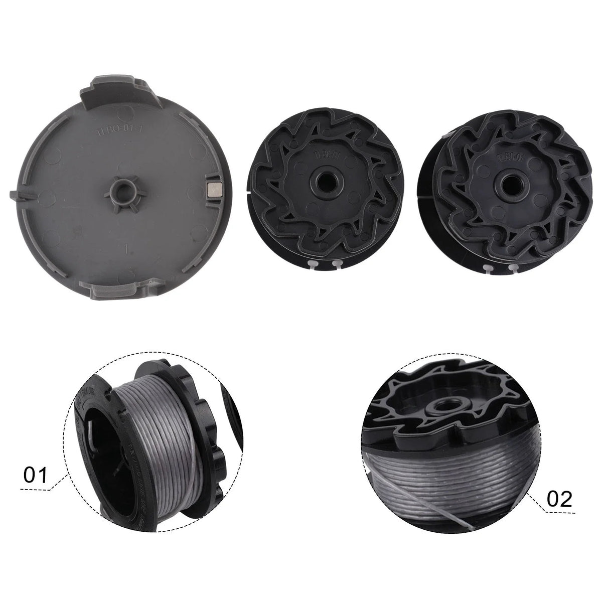 Spools Cap for Exquisite Grass Line (Portable, Reliable)