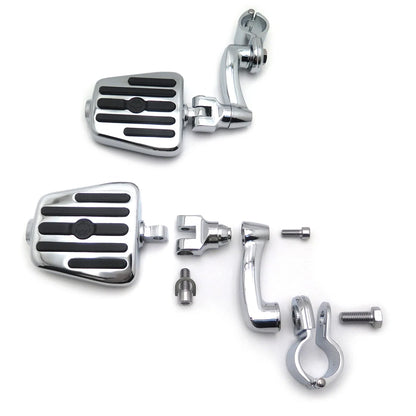 1.25" 32mm Furious Flame Arched Foot Pegs for Honda Shadow, Harley