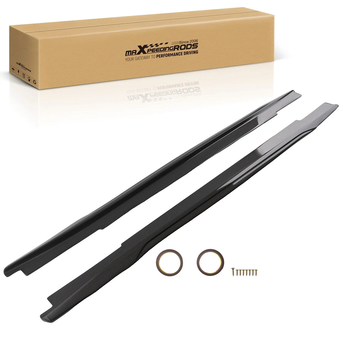 Carbon Fiber Side Skirt Kit for Cadillac CTS-V (2016–2019)