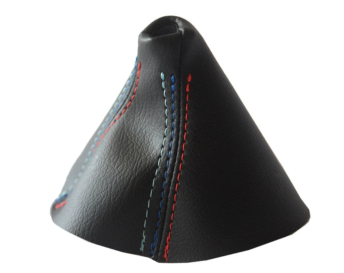 Leather Automatic Shift Boot Cover for BMW E81 E82 E87 (2004–2013) Black M Type