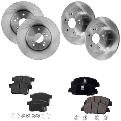 Disc Brake Rotors with Pads Kit for Honda Accord 2015-2017