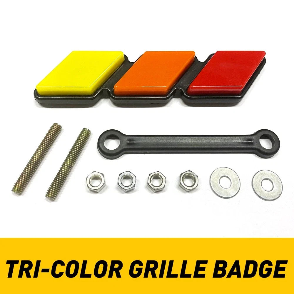 Tri-color grille badge emblem for Toyota Tacoma 4Runner Tundra