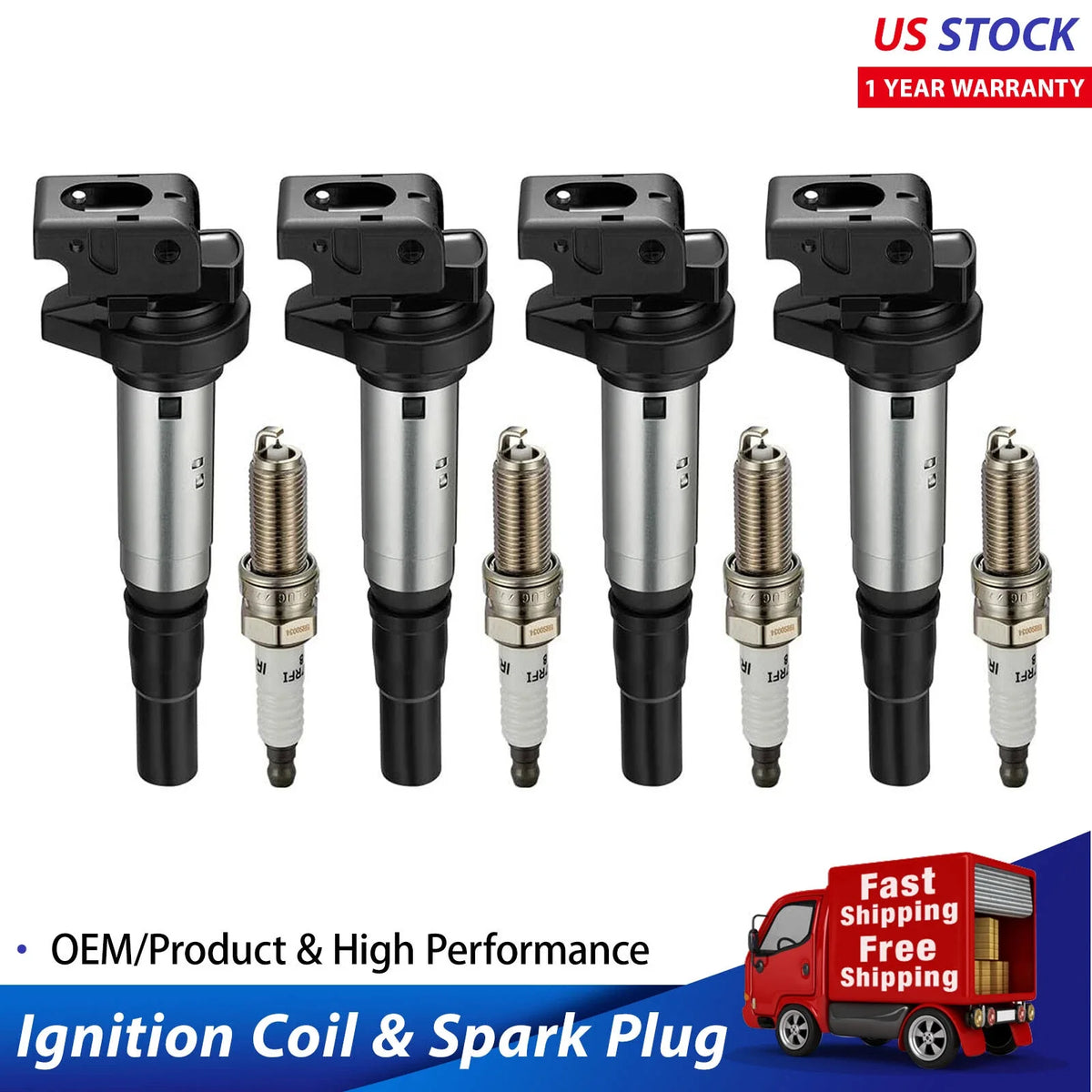 Ignition Coil & Spark Plug for Mini Cooper S Countryman (2007–2016)