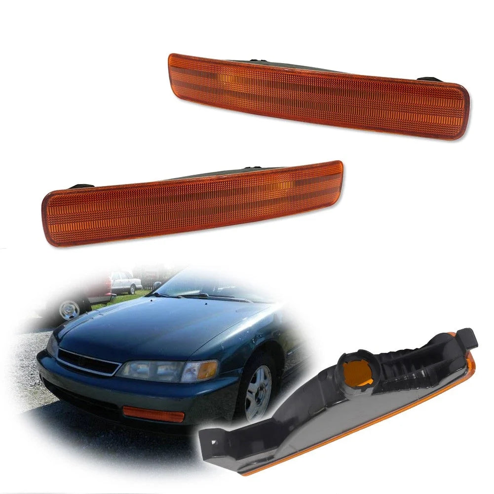 Front Bumper Signal Lights for Honda Accord 1996–1997 Amber