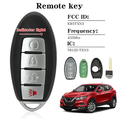 Key Fob Remote Replacement for 2009-2021 Nissan Rogue 285E3-6TA5B