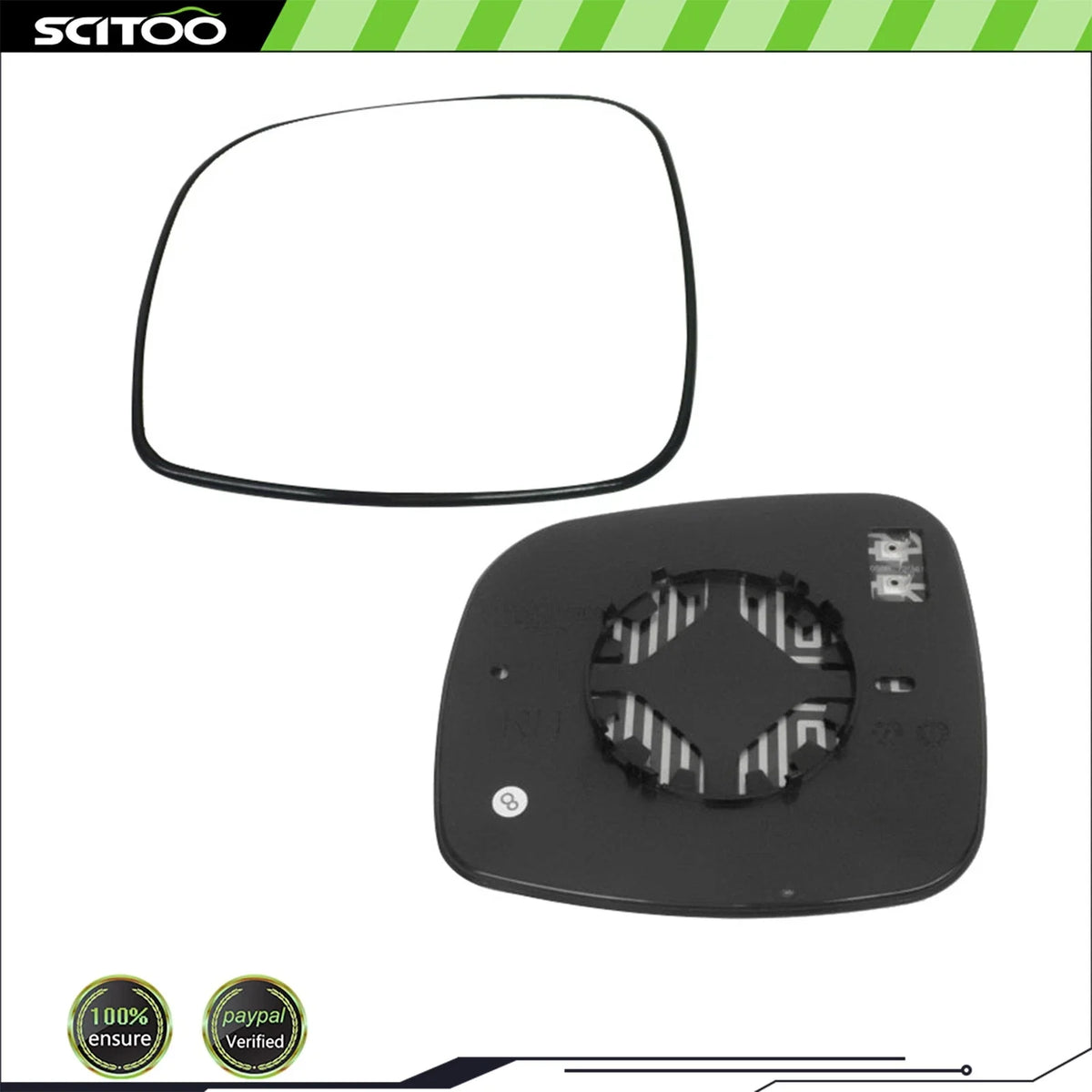 2-Piece Heated Door Mirror Glasses for Dodge Caravan 2008-2011