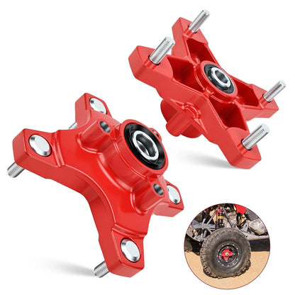 Set of 2 Front Red Hubs 44615-HN6-A20 for Honda TRX250X 2009-2020