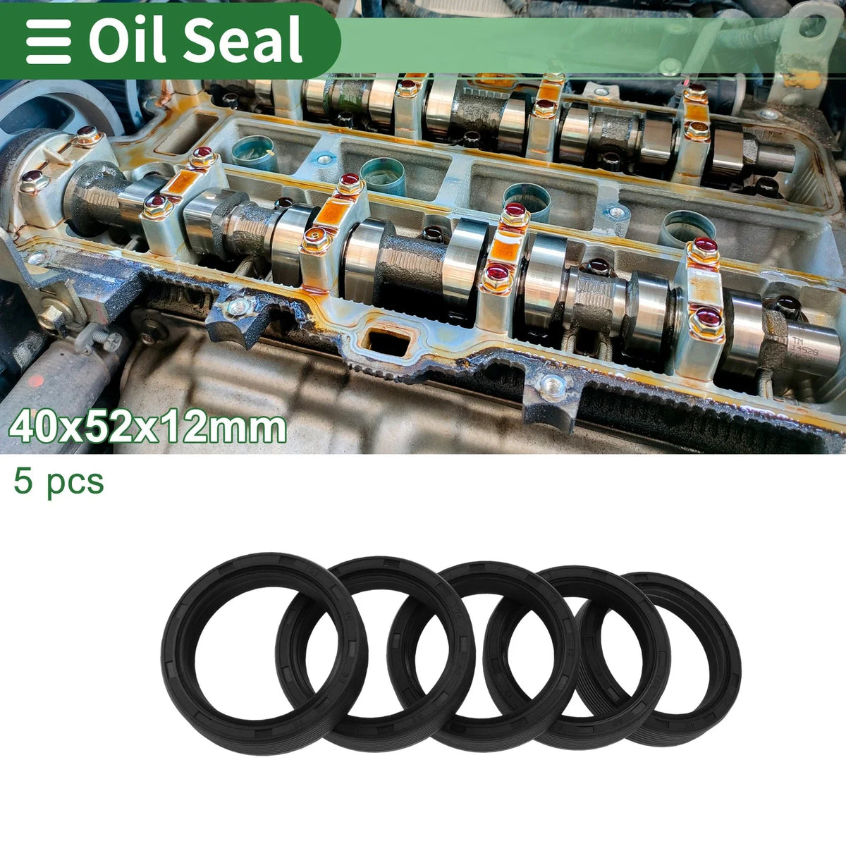 Oil Seal for Rotary Shaft (40x52x12mm)