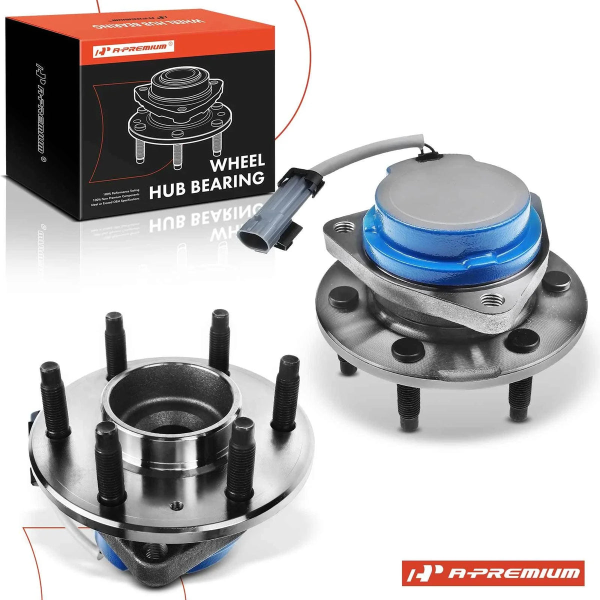 2X Rear Wheel Hub & Bearing Assembly with ABS for Cadillac SRX (2004–2016)
