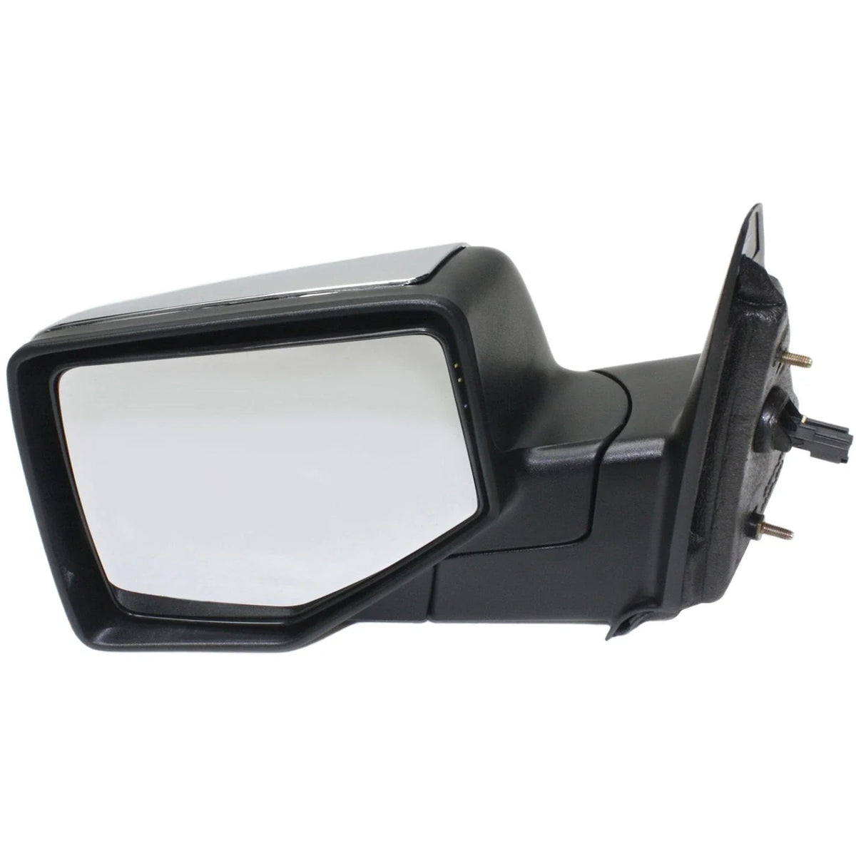 Power Mirror Left Side for 2006-2011 Ford Ranger, Manual Folding, Chrome